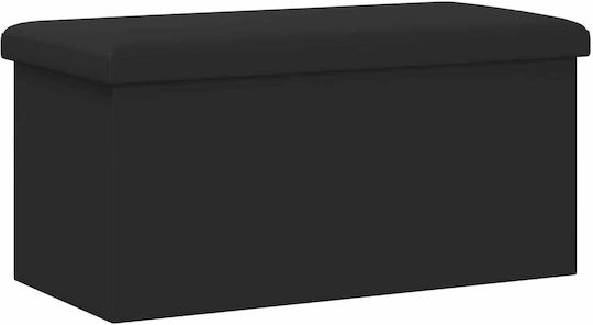 Bankhocker mit Stauraum Hölzernes Schwarze