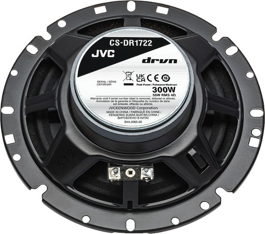 JVC CS-DR1722 Autolautsprecher Set 6,5" mit 50W RMS 2 Weg