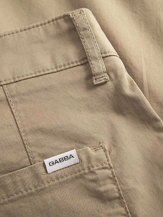 Joe Ανδρικό Παντελόνι Chino Ελαστικό Relaxed Fit Brown