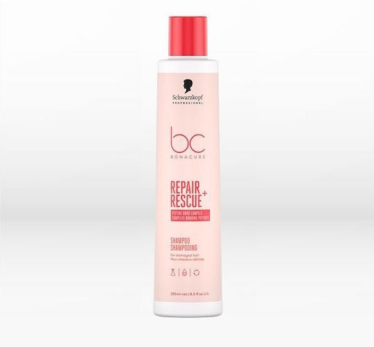 Schwarzkopf Bc Bonacure Repair Rescue Arginine Shampoos für Beschädigt Haare 250ml