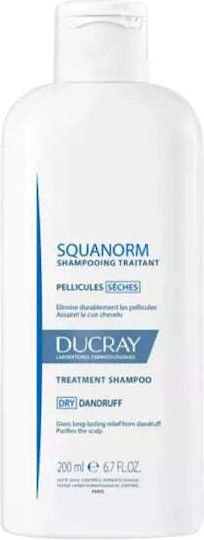 Ducray Squanorm Шампоан Против Пърхот и Суха Кожа за Суха Коса 200ml