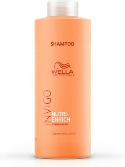 Wella Invigo Nutri Enrich Deep Nourishing Shampoos Reconstruction/Nourishment for Damaged Hair 1000ml