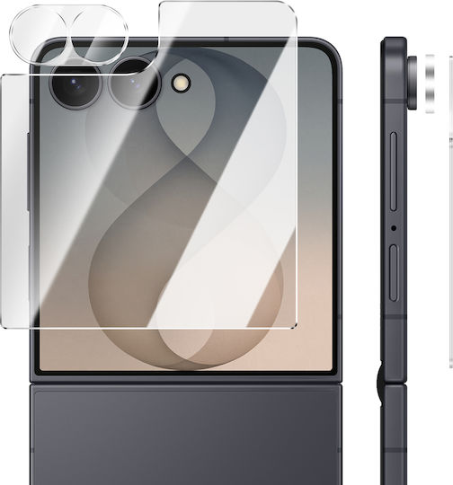 Imak Hd Tempered Glass Galaxy Z Flip 8 Ecran Exterior Și Cameră Transparent