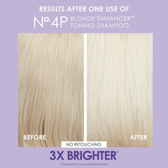 Olaplex No.4P Blonde Enhancer Toning Shampoos für Gefärbt Haare 250ml