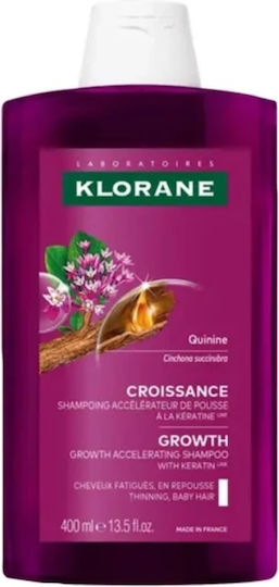 Klorane Quinine Length Nourishing/Reconstructing & Shine Shampoo for All Hair Types 400ml