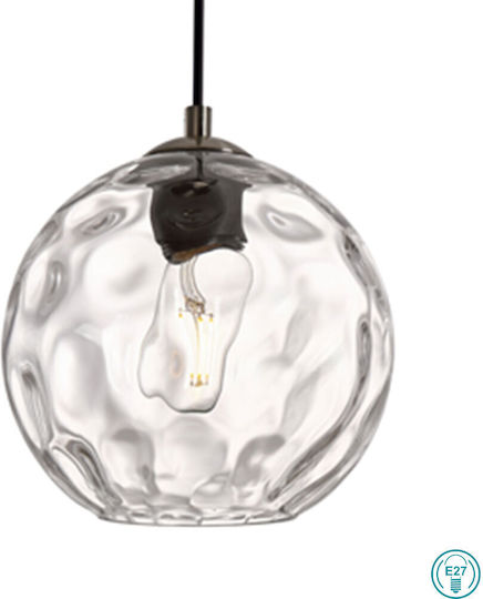 Sun Light Pendant Light Transparent with Socket E27 20cm