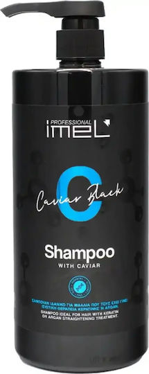 Imel Caviar Black Σαμπουάν Αναδόμησης/Θρέψης & Λάμψης για Όλους τους Τύπους Μαλλιών 1000ml