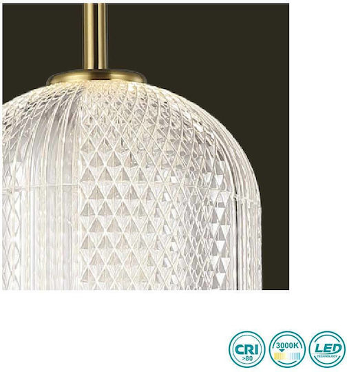 Viokef Pellucid Pendant Light Yellow Rail 150x350x140cm