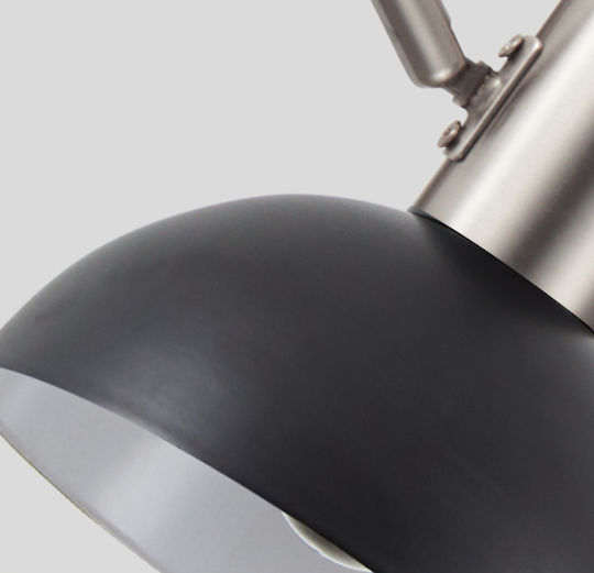 Home Lighting Μονό Σποτ με Ντουί E27 σε Μαύρο Χρώμα