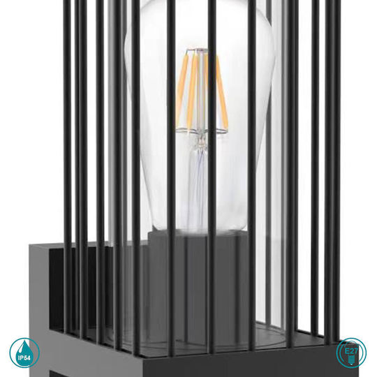 Sun Light Felinar de exterior montat pe perete E27 IP54 10.5x28.2εκ.