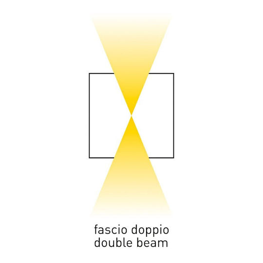 Bot Lighting Wall-Mounted Outdoor Spot Light GU10 IP54 Double Beam