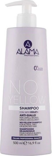 Alama No-Yellow Шампоан за Запазване на Цвета за Оцветена Коса 500ml
