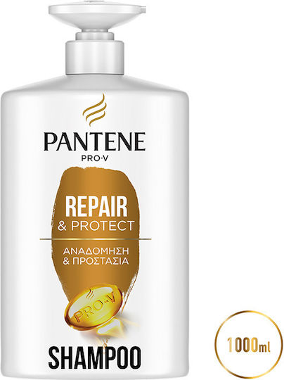 Pantene Pro V Repair & Protect Σαμπουάν Αναδόμησης/Θρέψης για Όλους τους Τύπους Μαλλιών 1000ml