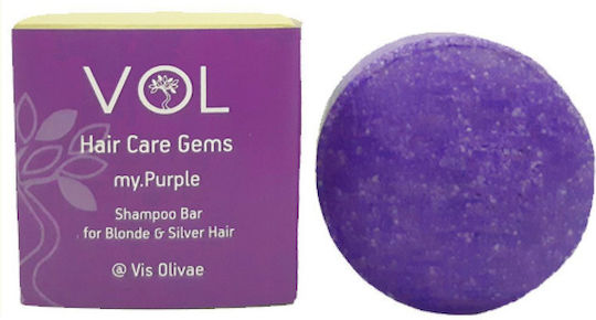 Vis Olivae Hair Care Gems My Purple Solid Шампоан Възстановяване/Подхранване И Хидратация За Всички Типове Коса 55гр