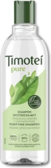 Timotei Pure Σαμπουάν Αναδόμησης/Θρέψης για Όλους τους Τύπους Μαλλιών 400ml