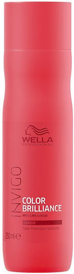 Wella Invigo Color Brilliance Fine Coarse Shampoos Shine for Coloured Hair 250ml