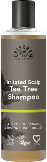 Urtekram Tea Tree Sampon De Par Organic Pentru Scalp Iritat Împotriva Mătreții Pentru Scalp Sensibil Pentru Toate Tipurile De Păr 250ml