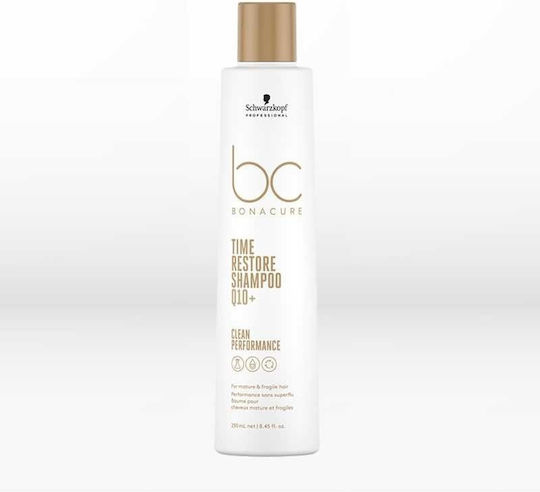 Schwarzkopf Bc Bonacure Time Restore Q10+ Shampoos Glanz für Alle Haartypen 250ml