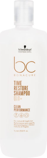 Schwarzkopf Bonacure Time Restore Σαμπουάν Αναδόμησης/Θρέψης για Όλους τους Τύπους Μαλλιών 1000ml