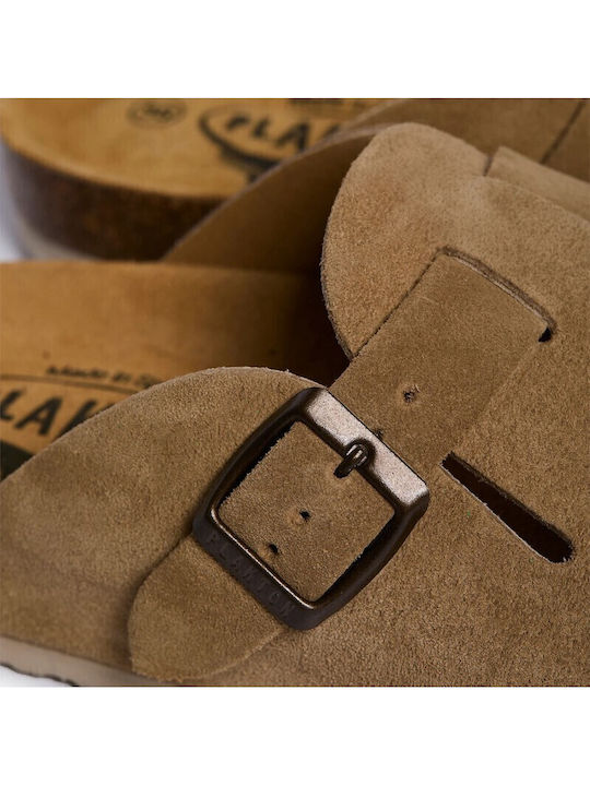 Afelpado Anatomic Leather Clogs Women's Slippers Afelpado TAN