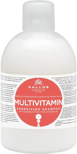 Kallos Multivitamin Energising Sampon de Par Reconstrucție/Hrană & Hidratare pentru Uscat Tip de Păr 1000ml