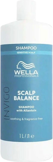 Wella Invigo Balance Senso Calm Shampoos for Sensitive Scalp for Fragile, Αντι-Θραύση Hair 1000ml
