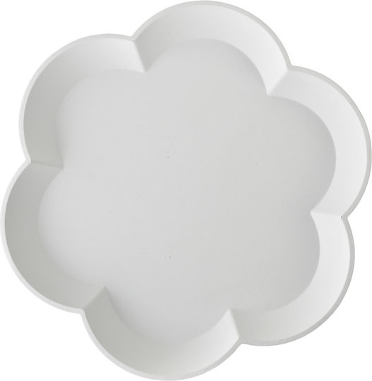 Mondex White Decorative Platter 30x30x8cm HTYK8401