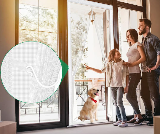 Pet Friendly Σίτα Πόρτας με το Μέτρο Βιδωτή με Μαγνητικό Κούμπωμα 220x120cm Pet Friendly Σίτα Πόρτας με το Μέτρο Βιδωτή με Μαγνητικό Κούμπωμα 220x120cm