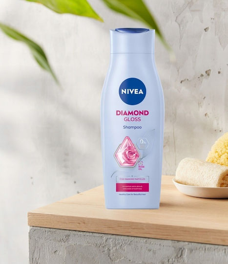 Nivea Diamond Gloss Care Shampoo Reconstruction/Nourishment and Shine for Normal Hair 400ml