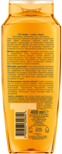 L'Oreal Paris Elseve Magical Power of Oils Coco Trocken Shampoos für Normal Haare 400ml
