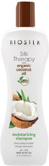 Biosilk Silk Therapy Organic Coconut Oil Шампоан Хидратация за Всички Типове Коса 355мл