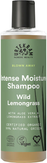 Urtekram Wild Lemongrass Σαμπουάν Ενυδάτωσης & Λάμψης για Όλους τους Τύπους Μαλλιών 250ml
