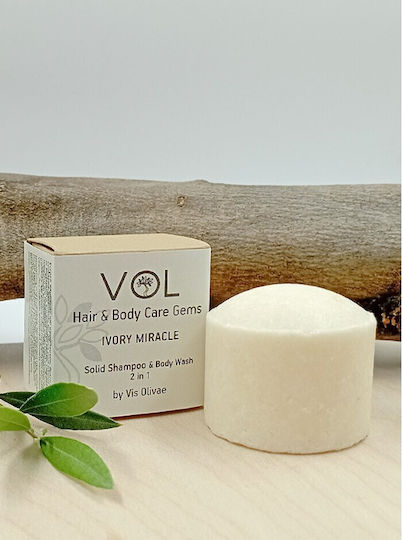 Vis Olivae Ivory Miracle Solid Шампоан Възстановяване/Подхранване И Хидратация За Всички Типове Коса 70гр