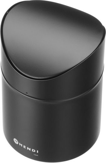 Hendi Metallisches Badezimmer Behälter 1.2l Schwarze