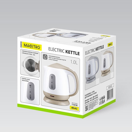 Електрическа кана Maestro Mr-012-grey 1 L 1100 W
