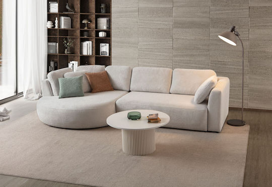 Venezia Ecke Sofa mit Linke Ecke Weiß
