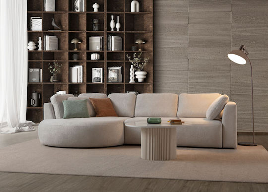Venezia Ecke Sofa mit Linke Ecke Weiß