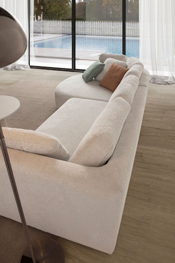 Venezia Ecke Sofa mit Linke Ecke Weiß