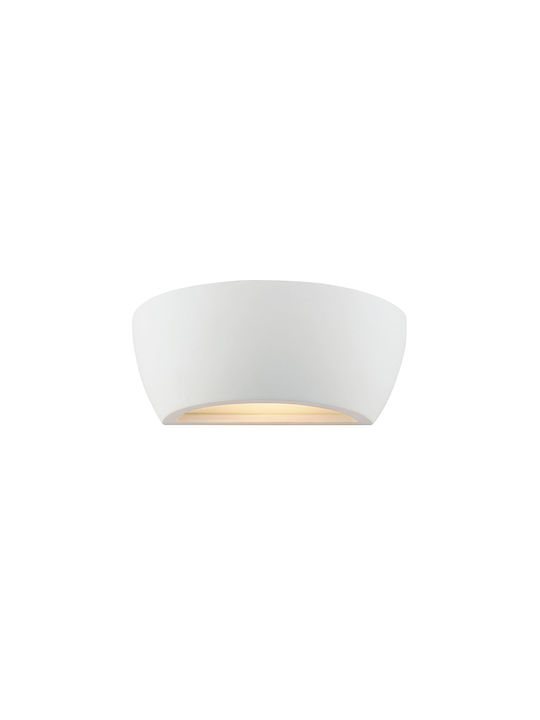 Viokef Ceramic Lamp Wall White 28x13cm Viokef Ceramic Lamp Wall White 28x13cm