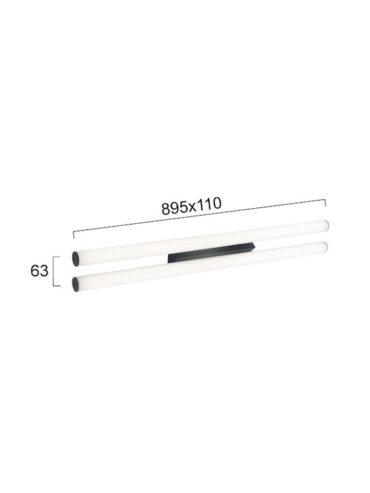 Viokef Lenora Plafonieră 89.5 cm LED Viokef Lenora Plafonieră 89.5 cm LED