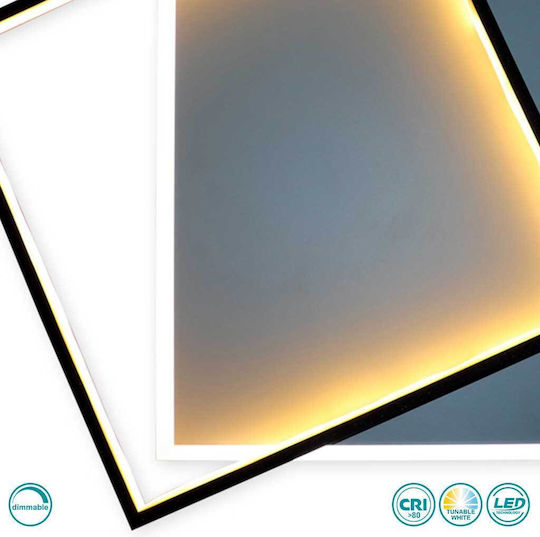 Sun Light Πλαφονιέρα Οροφής 58εκ. Πολύχρωμη με Ενσωματωμένο LED και Τηλεχειριστήριο