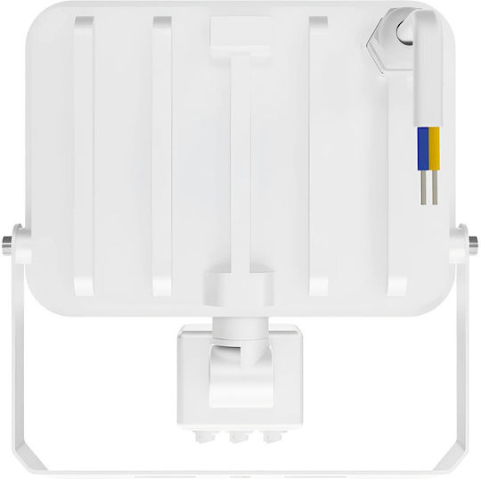 Braytron Στεγανός Προβολέας LED 30W Ρυθμιζόμενο Λευκό IP65