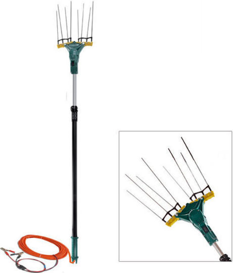 Zanon Falcon Recoltator de Măsline Generator / Baterie Tip Pieptene cu Tijă 3.4m și Greutate 2.6kg