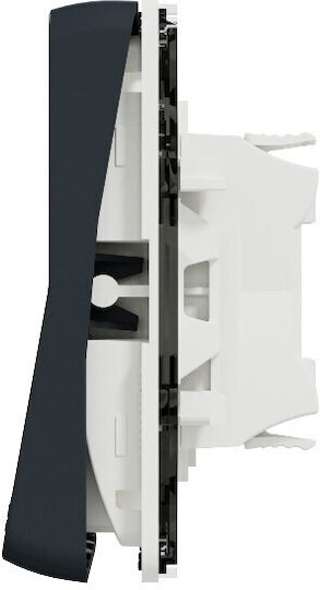 Schneider Electric Mureva Waterproof Recessed Electrical Wall Switch One-Way Without Frame Aller Retour Grey