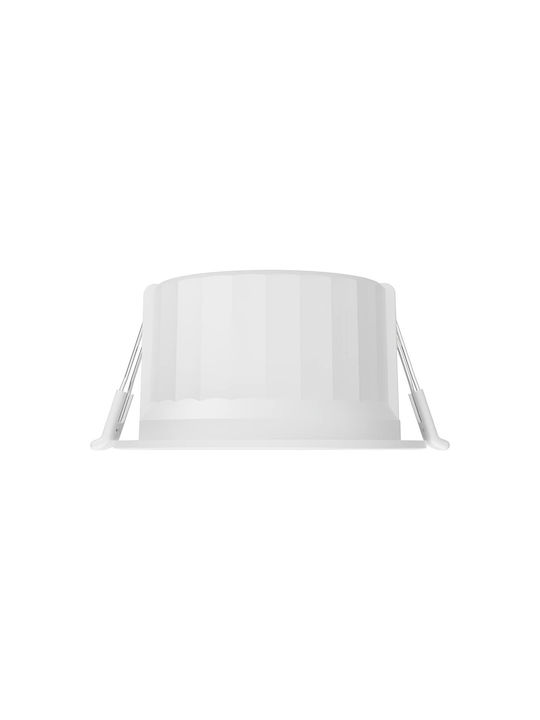 Braytron Round Metallic Recessed Spot White 54x54cm. 1pcs