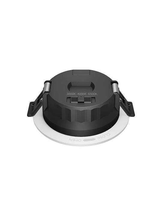 Braytron Recessed Spot with Integrated LED and Warm White Light White 1pcs