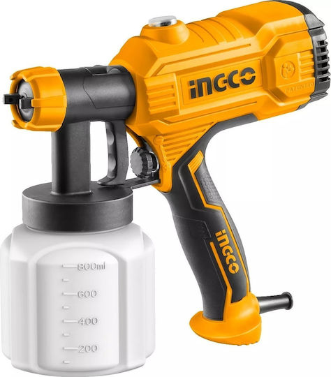 Ingco SPG3508 Ηλεκτρικό Πιστόλι Βαφής 450W με Δοχείο 0.8lt