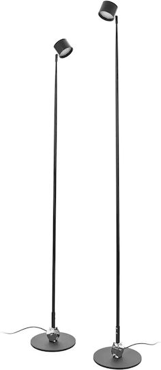 LED Floor Lamp with Adjustable White Light 1000lm Black LED Floor Lamp with Adjustable White Light 1000lm Black