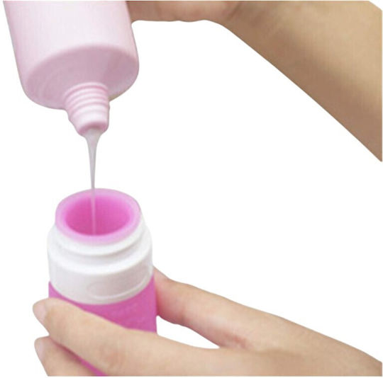 Reise-Fläschchen Silikon Blau 90ml