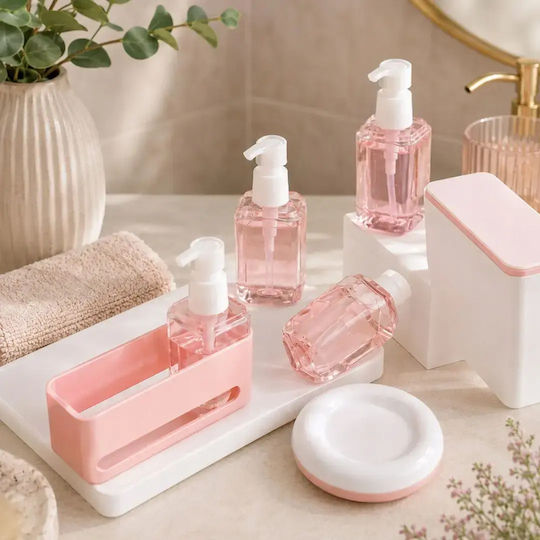 Verk Group Бутилка за пътуване Розова 50ml с Калъф